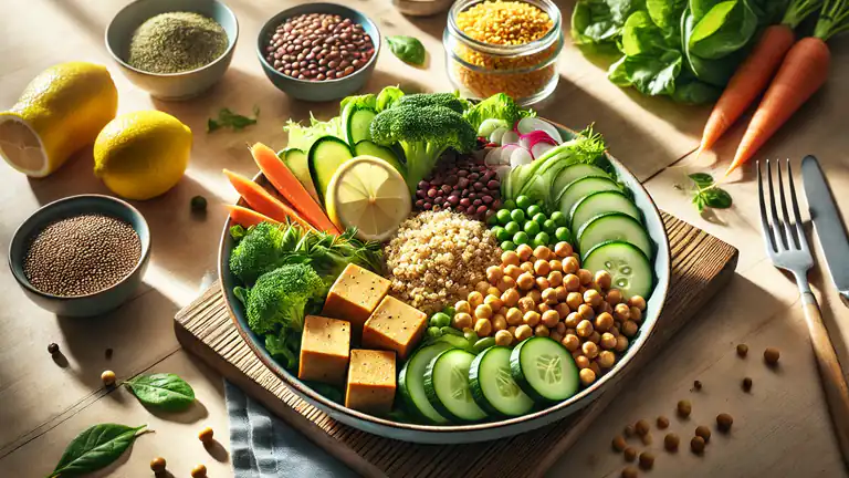 Alimenti ricchi di proteine per vegetariani e vegani con basso contenuto calorico