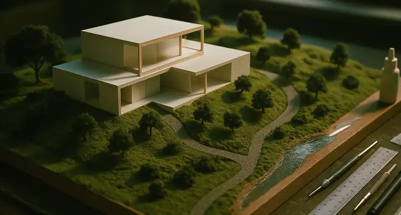 Come Realizzare un Plastico Architettonico con Inserimento del Paesaggio