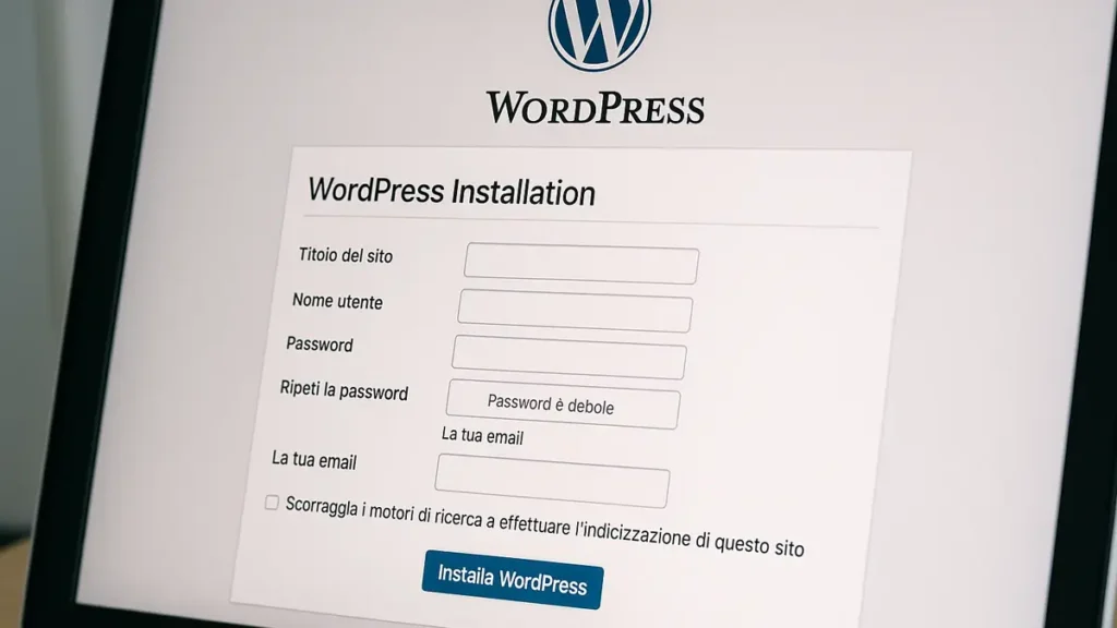 installazione wordpress su siteground