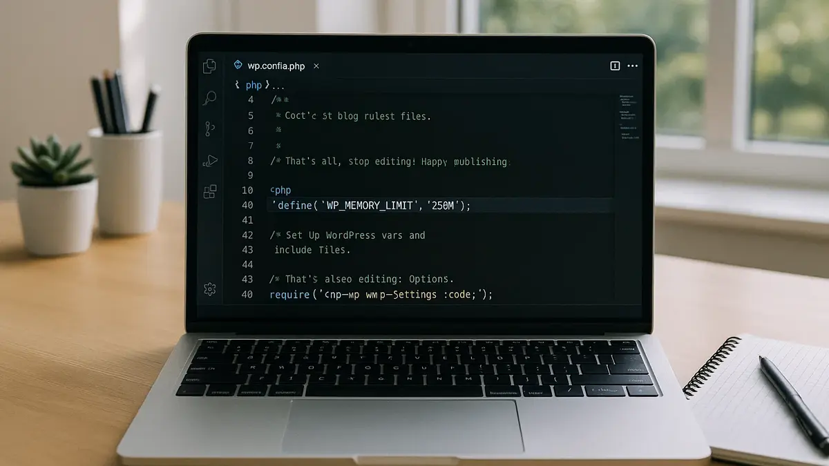 Aumentare memoria PHP da wp-config: guida semplice