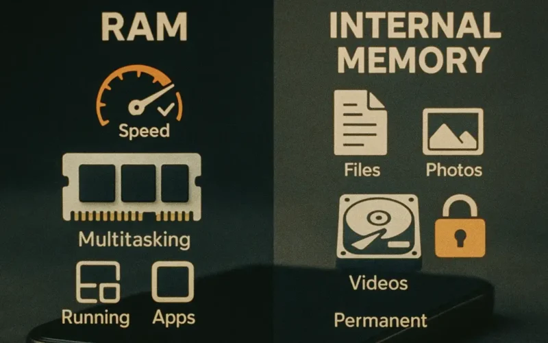 Differenza tra ram e memoria interna smartphone