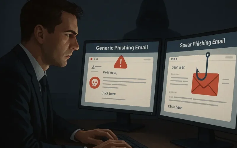 Differenza tra phishing e spear phishing per aziende