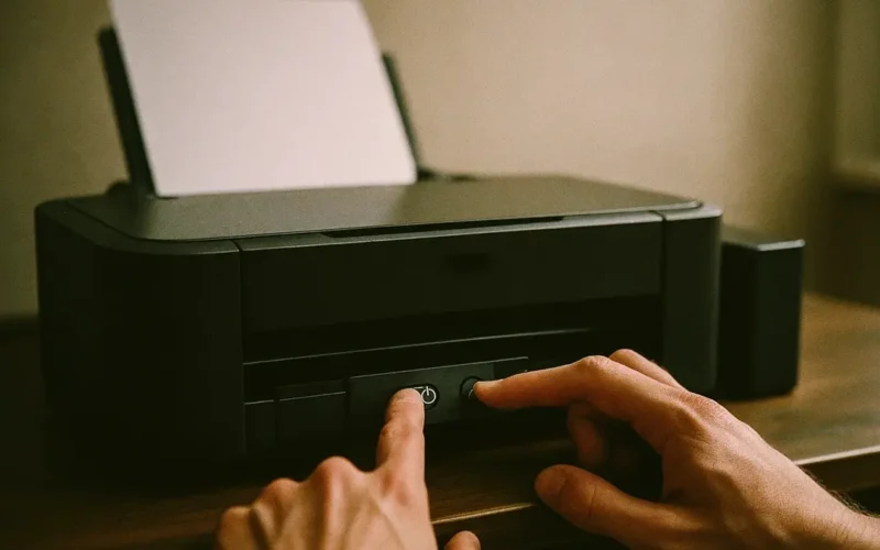 Reset manuale di una stampante Epson