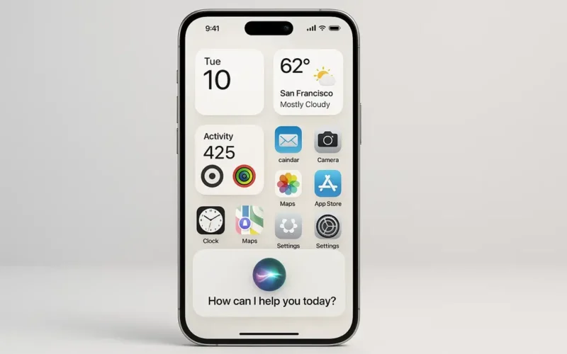 Schermata di un iPhone con iOS 26 attivo