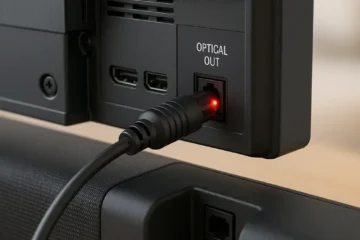 L’Audio Perfetto è a Portata di Cavo: Come Collegare la Tua Soundbar al TV con l’Ottico