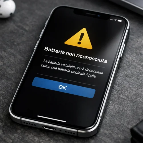 Perché l’iPhone segnala “batteria non riconosciuta” e cosa significa