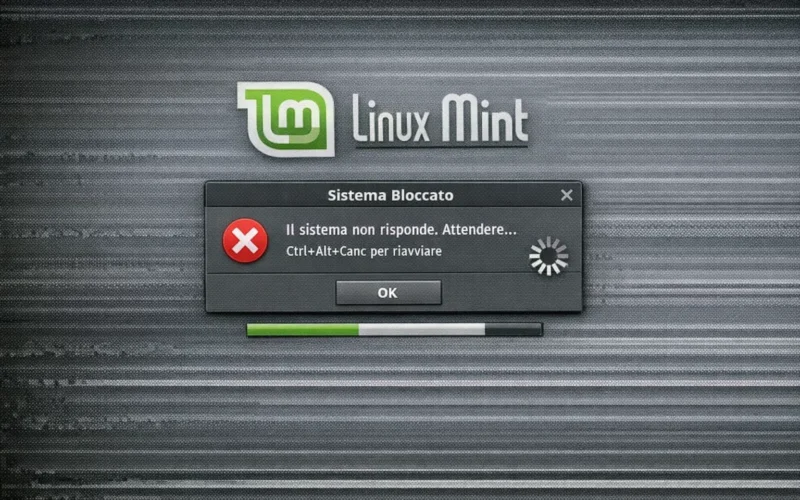 linux mint bloccato cosa fare