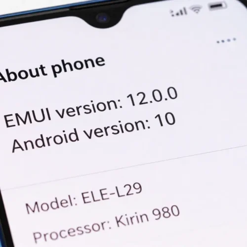 Versione Android di Huawei P30 con EMUI 12