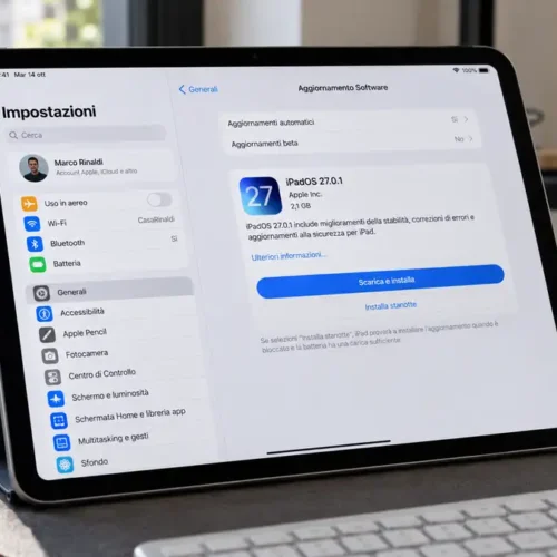 Ultima versione sistema operativo iPad: qual è oggi