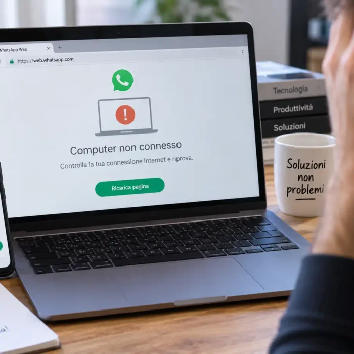 WhatsApp Web non funziona su PC: cause e soluzioni