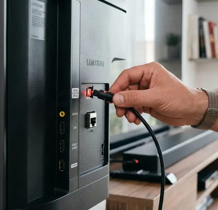 Come collegare il cavo ottico alla TV Samsung