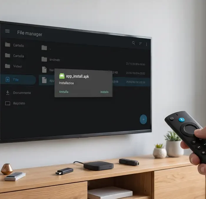 Smart TV e download APK: come installare app esterne senza bloccare il televisore